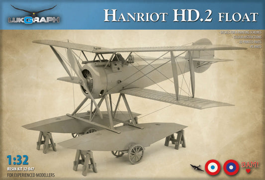 Lukgraph LUK3249 Hanriot HD.2 Floats Resin Kit 1:32