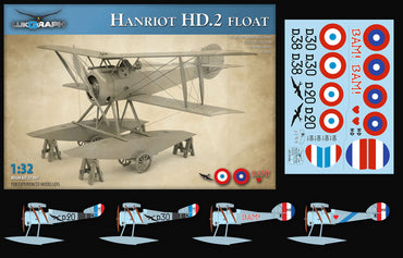 Lukgraph LUK3249 Hanriot HD.2 Floats Resin Kit 1:32