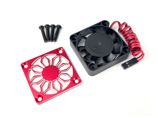 RC Overhaul 40mm Motor Fan w/cover Red - Gorgon RCO-FAN05R