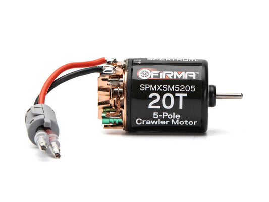 Spektrum Firma 20T Rebuildable 5-Pole Brushed Crawler Motor SPMXSM5205