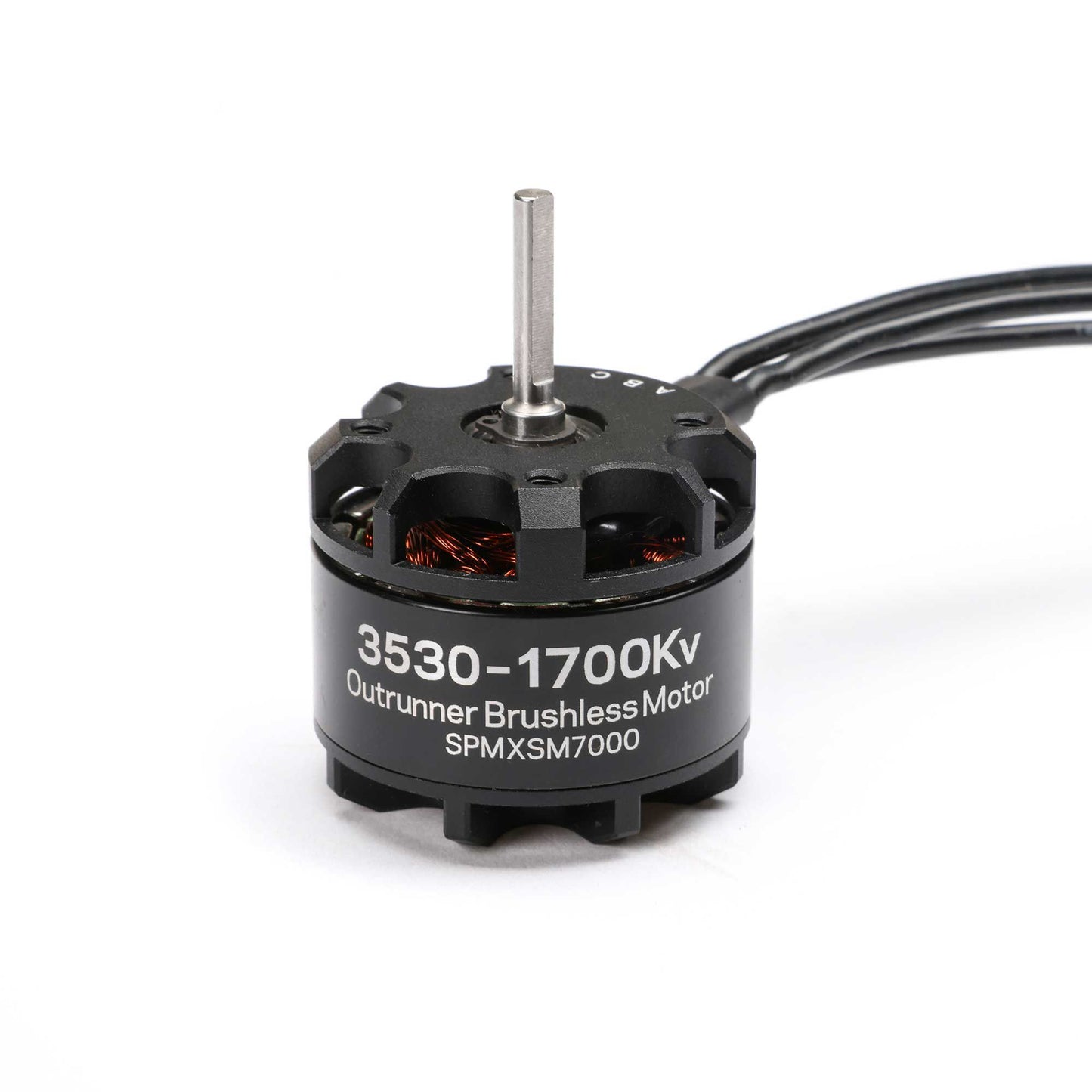 Spektrum Firma 3530-1700Kv 12-Pole Outrunner Brushless Motor, 3.175mm SPMXSM7000