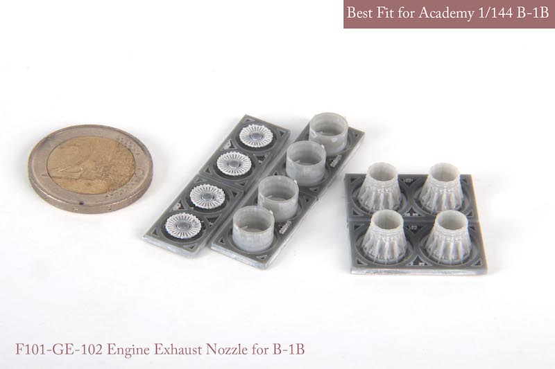 Mk.1 Design MA-14404 1:144 B-1B Lancer GE exhaust/nozzle set