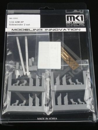 Mk.1 Design MA-32003 1:32 AIM-9P Sidewinder x 2 'Super Detail Weapon'