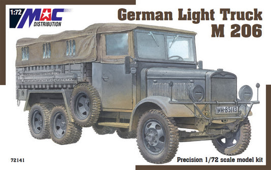 MAC Distribution MAC72141 1:72 Magirus M 206 German Light Truck 'Soft Top'