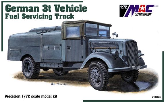 MAC Distribution MAC72066 1:72 Opel 3t Vehicle 'Fuel Servicing Truck'