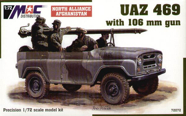 MAC Distribution MAC72072 1:72 Soviet UAZ-469 with 106mm gun