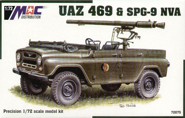MAC Distribution MAC72075 1:72 Soviet UAZ-469 with SPG-9 NVA