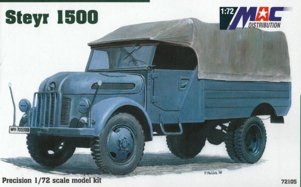 MAC Distribution MAC72105 1:72 Steyr 1500 lorry single axle with double wheels
