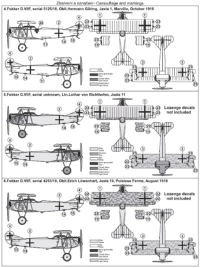 MAC Distribution MAC72131 1:72 Fokker D.VIIF