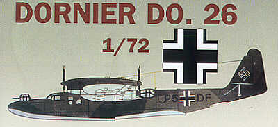 Mach 2 MACH1372 Dornier Do-26C Flying Boat Model Kit 1:72