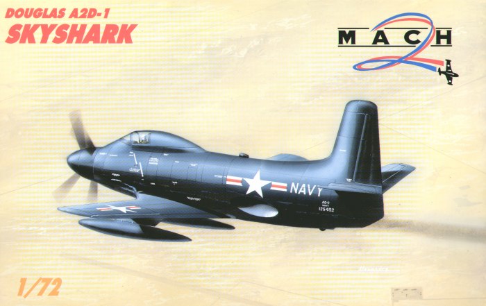 Mach 2 MACH7237 1:72 Douglas A2D-1 Skyshark