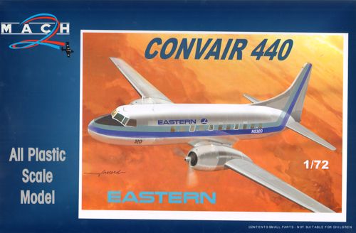 Mach 2 MACH7256 1:72 Convair CV-440 Decals Eastern with long radar nose