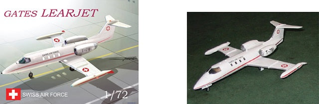 Mach 2 MACH7258 1:72 Gates Learjet Swiss Air Force