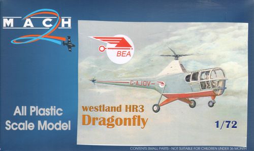 Mach 2 MACH7262 1:72 Westland HR.3 Dragonfly BEA G-AJOV
