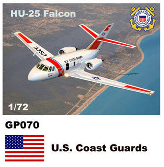 Mach 2 MACHGP070 1:72 Dassault-Mystere HU-25 Falcon Decals U.S