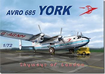 Mach 2 MACHGP082 1:72 Avro York Skyways of London