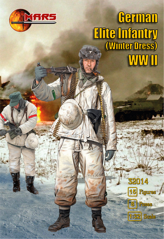 Mars MAR32014 1:32 German Elite Troops in winter troops WWII