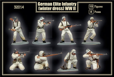 Mars MAR32014 1:32 German Elite Troops in winter troops WWII