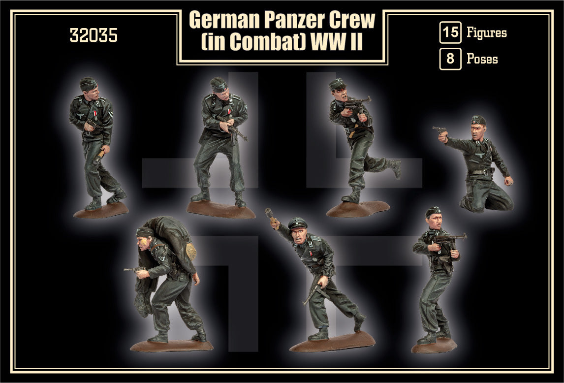 Mars MAR32035 1:32 German Panzer tank crew in combat