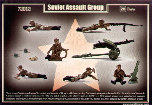 Mars MAR72012 1:72 Soviet WWII Assault Group