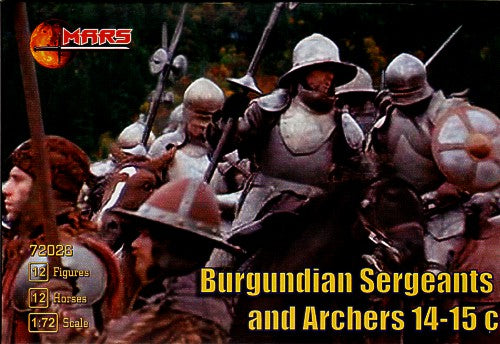 Mars MAR72026 1:72 Burgundian Sergeants and Archers 14-15c
