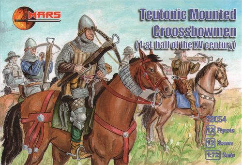Mars MAR72054 1:72 Teutonic Mounted Crossbowmen 1st half of the XV century