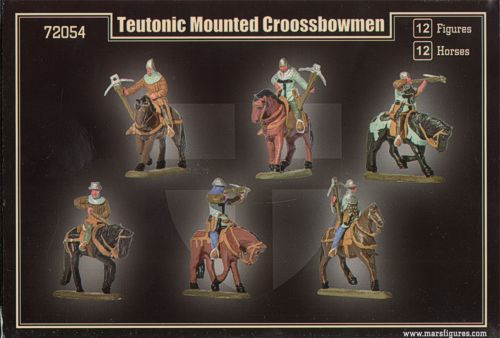 Mars MAR72054 1:72 Teutonic Mounted Crossbowmen 1st half of the XV century