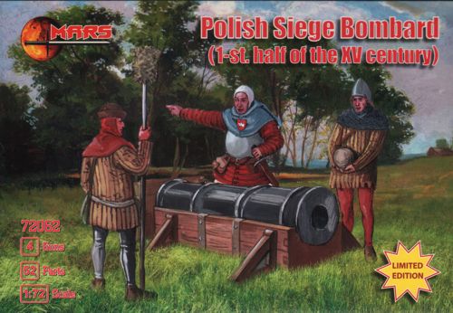 Mars MAR72062 1:72 Polish Siege Bombard 1st half XV