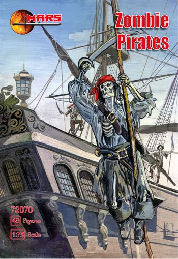 Mars MAR72070 1:72 Zombie Pirates of the Caribbean