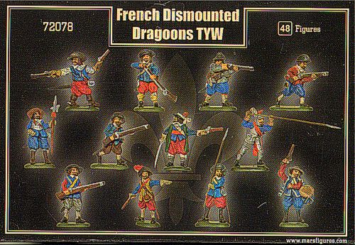 Mars MAR72078 1:72 French Dismount Dragoons