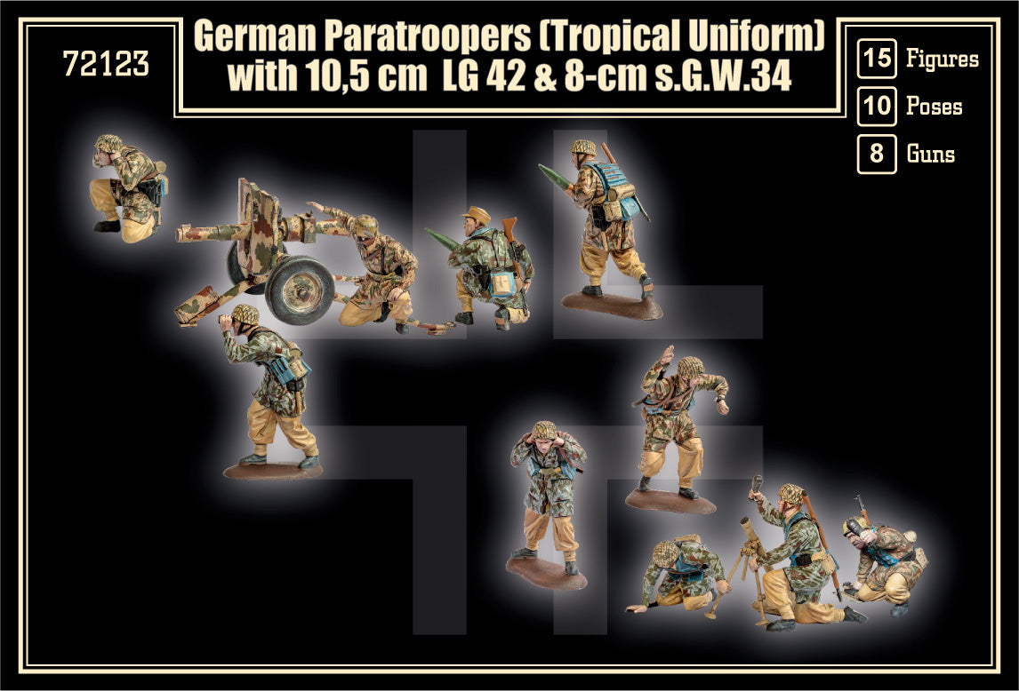 Mars MAR72123 1:72 German Paratroopers