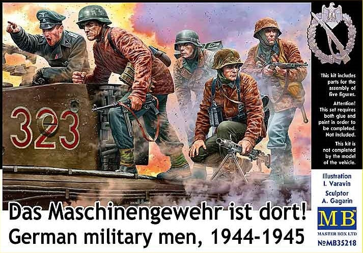 Master Box MAS35218 1:35 German 1944-45 Das Maschinegewehr isr dort!