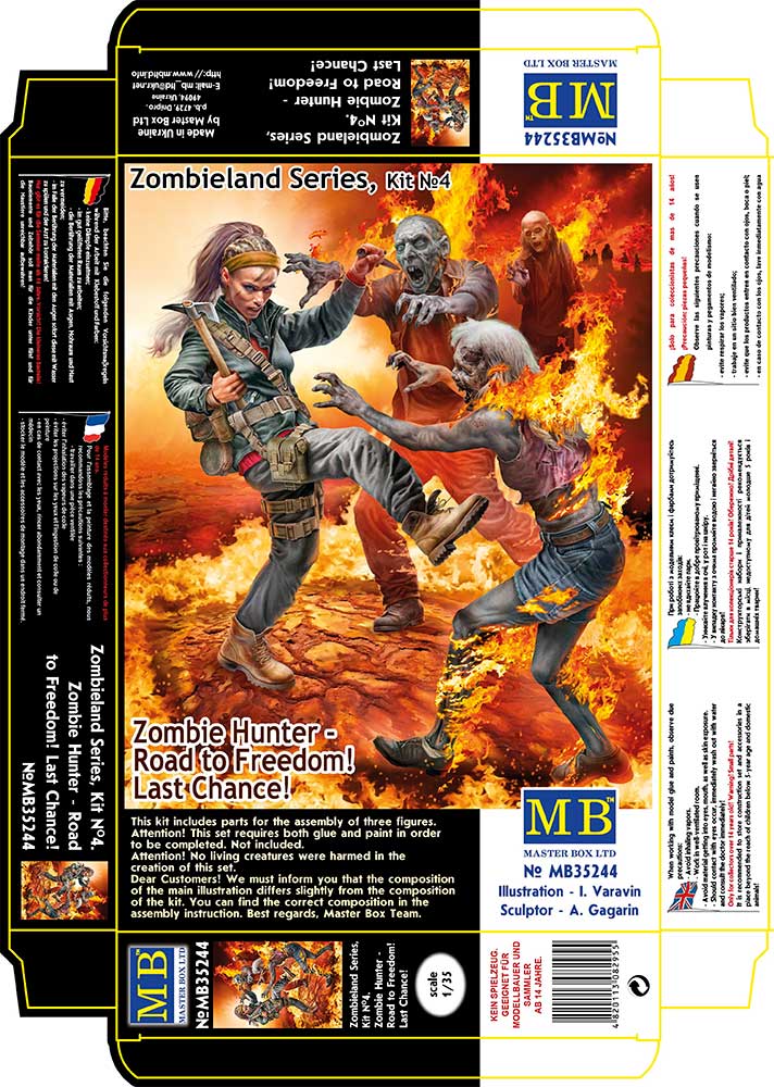 Master Box MAS35244 1:35 Zombieland, Kit No. 4, Last Chance!