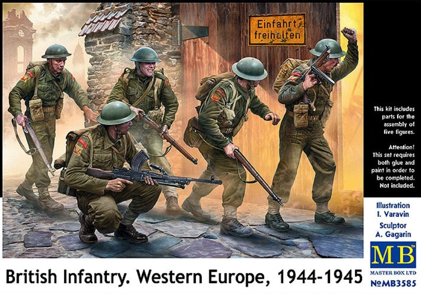 Master Box MAS3585 1:35 WWII British Infantry, Western Europe 1944-1945