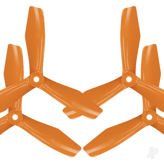 Master Airscrew 6x4.5 BN 3-Blade FPV Propeller Set x4 Orange 3N06X45SO4