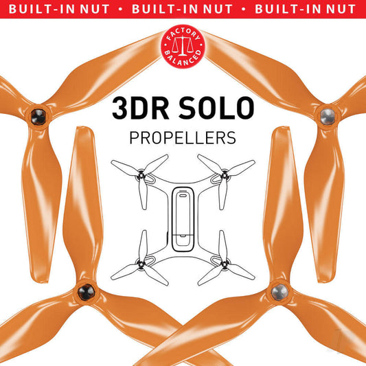 Master Airscrew 9x4.5 3-Blade Multirotor Propeller Set x4 Orange for 3DR SOLO 3SL0945CO4