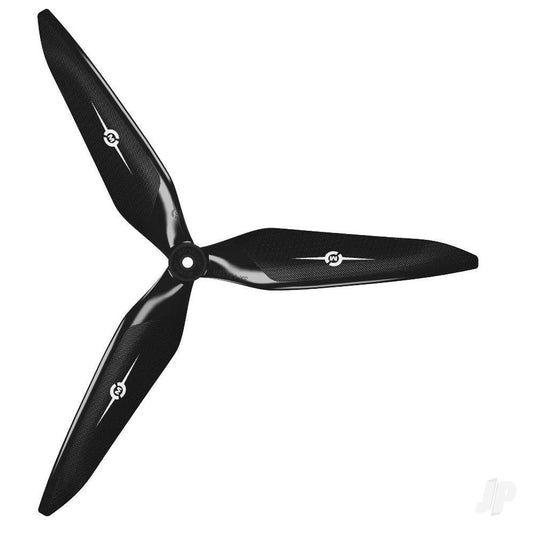 Master Airscrew 12x11 3X Power X-Class Giant Racing Drone Propeller (CW) Reverse/Pusher Black 3X12X11RB1