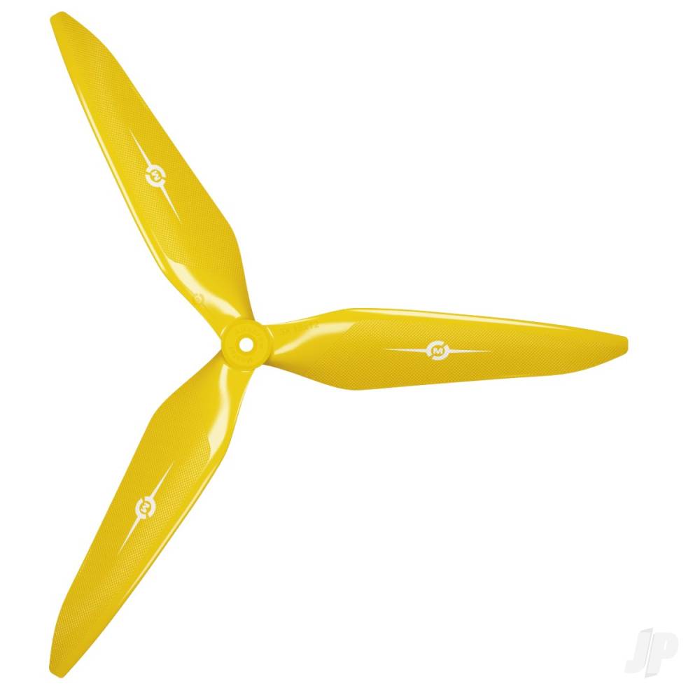 Master Airscrew 13x12 3X Power X-Class Giant Racing Drone Propeller (CCW) Yellow 3X13X12NY1