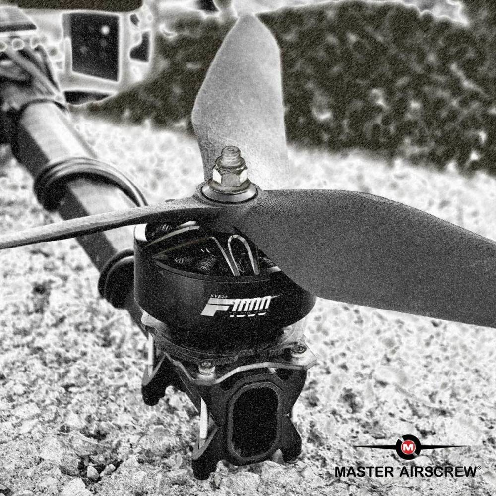 Master Airscrew 13x12 3X Power X-Class Giant Racing Drone Propeller (CW) Reverse/Pusher Green 3X13X12RG1