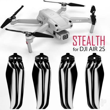 Master Airscrew 7.2x3.8 STEALTH Multirotor Folding Propeller Set x4 Black for DJI Air 2S A2S7238FB4