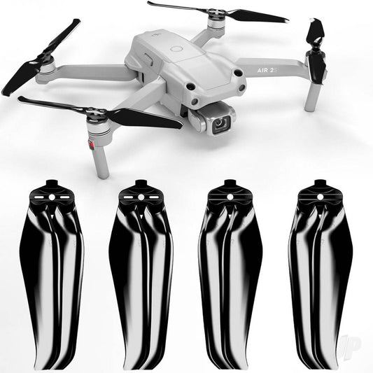 Master Airscrew 7.2x3.8 STEALTH Multirotor Folding Propeller Set x4 Black for DJI Air 2S A2S7238FB4