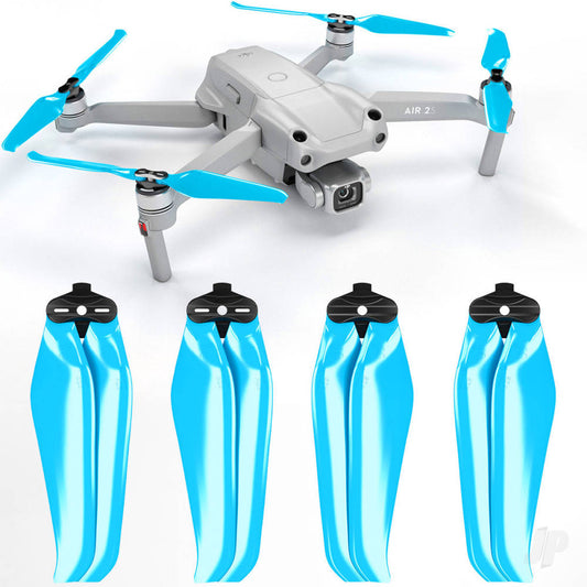 Master Airscrew 7.2x3.8 STEALTH Multirotor Folding Propeller Set x4 Blue for DJI Air 2S A2S7238FL4