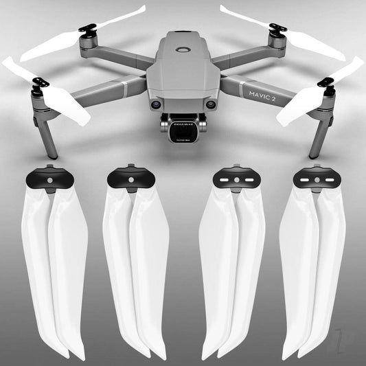 Master Airscrew 8.9x4.9 STEALTH Multirotor Folding Propeller Set x4 White for DJI Mavic 2 M2E8949FW4