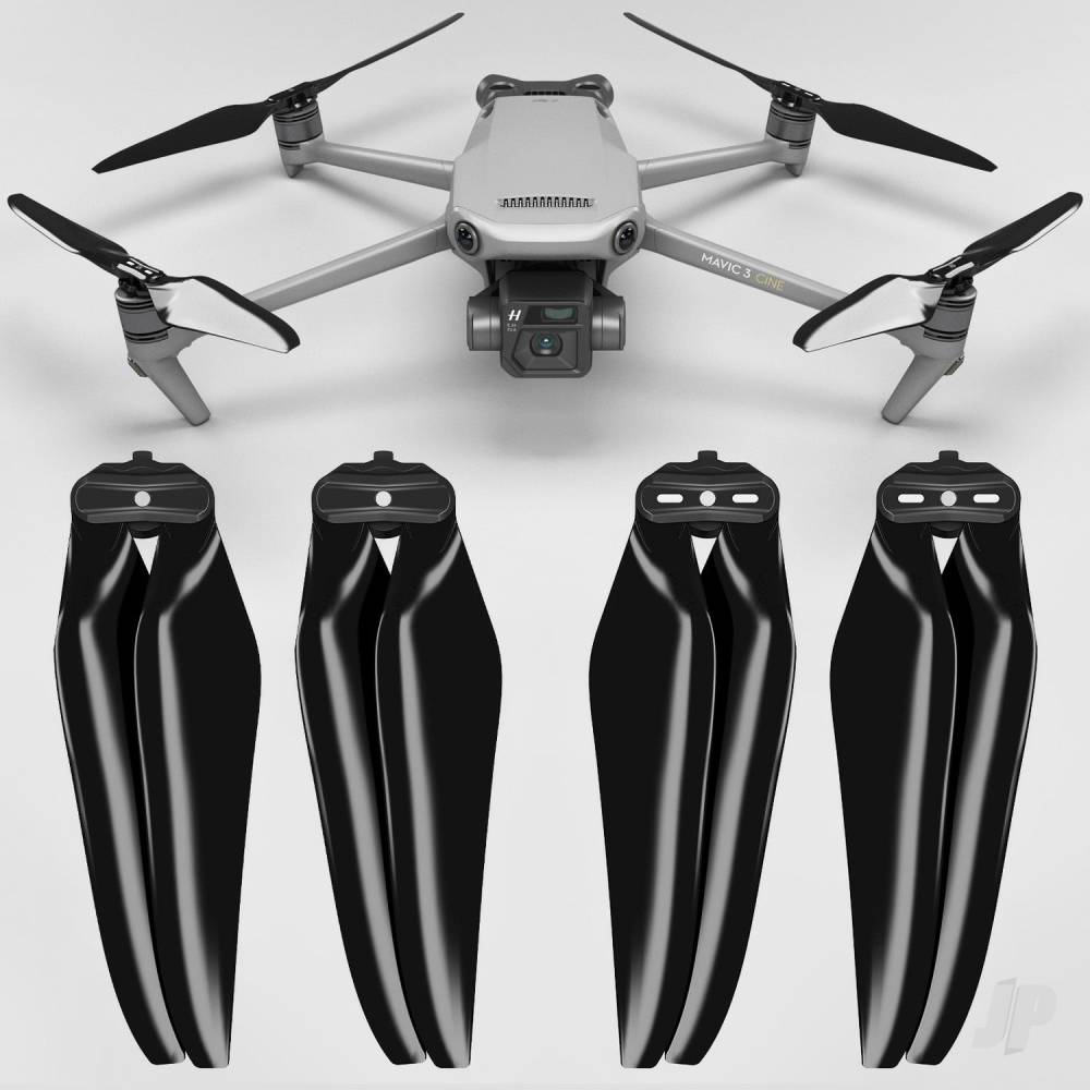 Master Airscrew 9.4x5.3 STEALTH Multirotor Folding Propeller Set x4 Black for DJI Mavic 3 M3S9453FB4