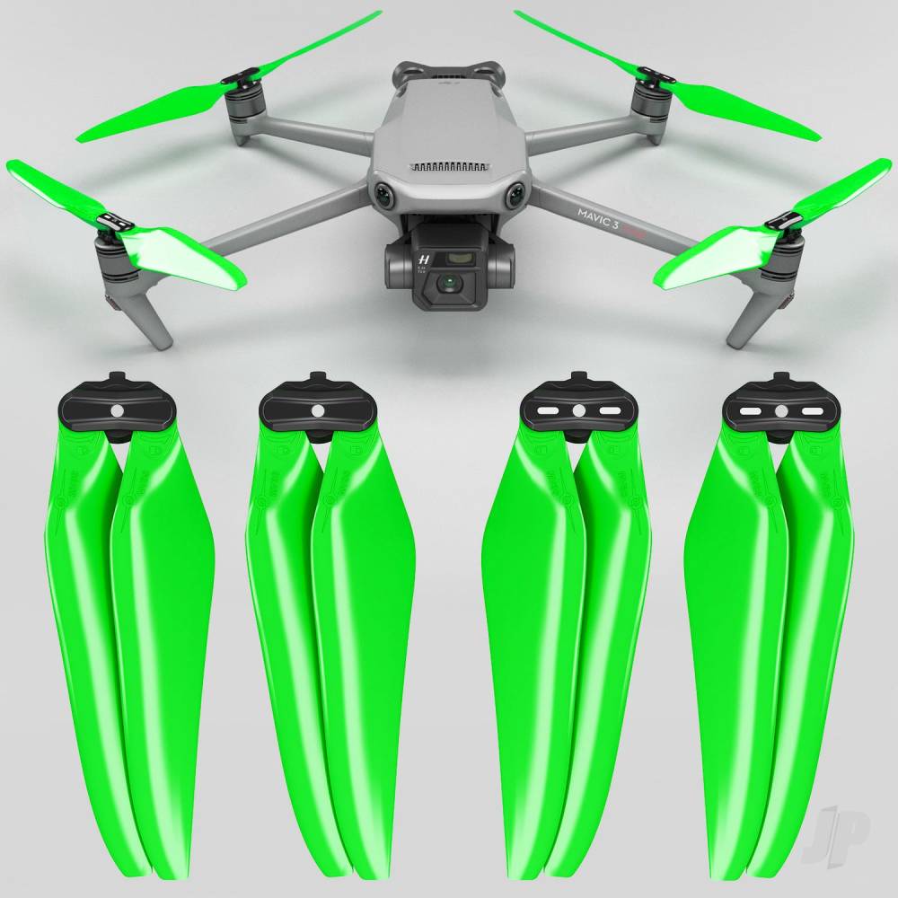 Master Airscrew 9.4x5.3 STEALTH Multirotor Folding Propeller Set x4 Green for DJI Mavic 3 M3S9453FG4