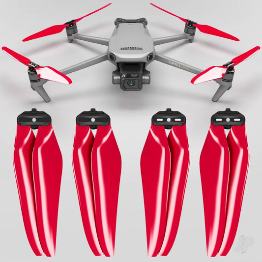 Master Airscrew 9.4x5.3 STEALTH Multirotor Folding Propeller Set x4 Red for DJI Mavic 3 M3S9453FR4