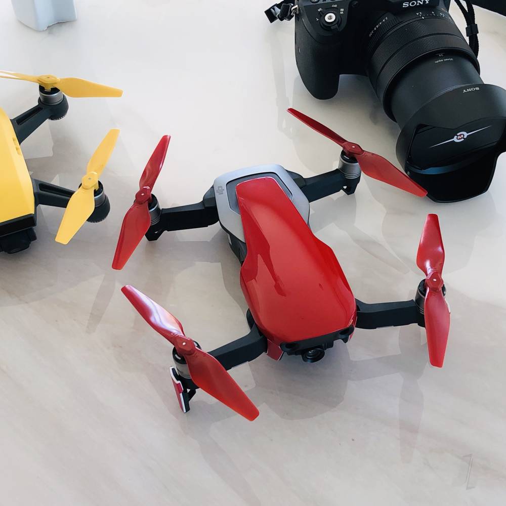 Master Airscrew 5.3x3.3 STEALTH Multirotor Propeller Set, 4x Red for DJI Mavic Air MC05333SR4