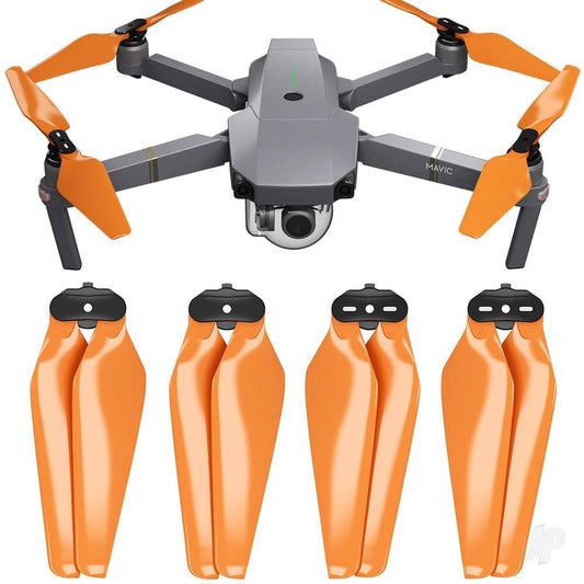 Master Airscrew 8.3x4.4 Multirotor MC Propeller F Set x4 Orange for DJI Mavic Pro & Platinum MC08344FO4