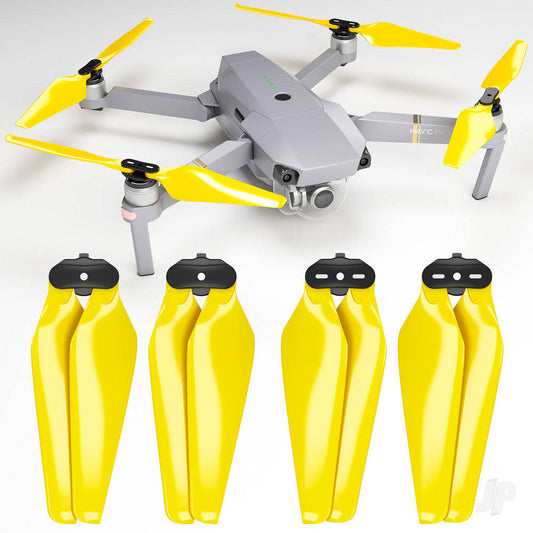 Master Airscrew 8.3x4.4 Multirotor MC Propeller F Set x4 Yellow for DJI Mavic Pro & Platinum MC08344FY4