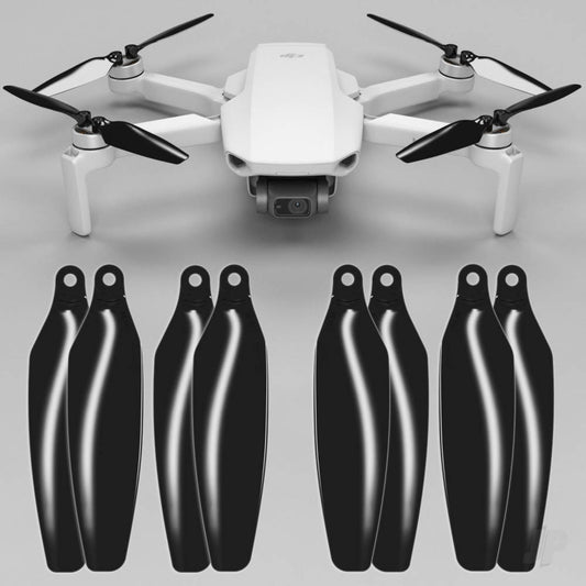 Master Airscrew STEALTH Multirotor Propeller Set x4 Black for DJI Mini 2 / SE MI24121FB4